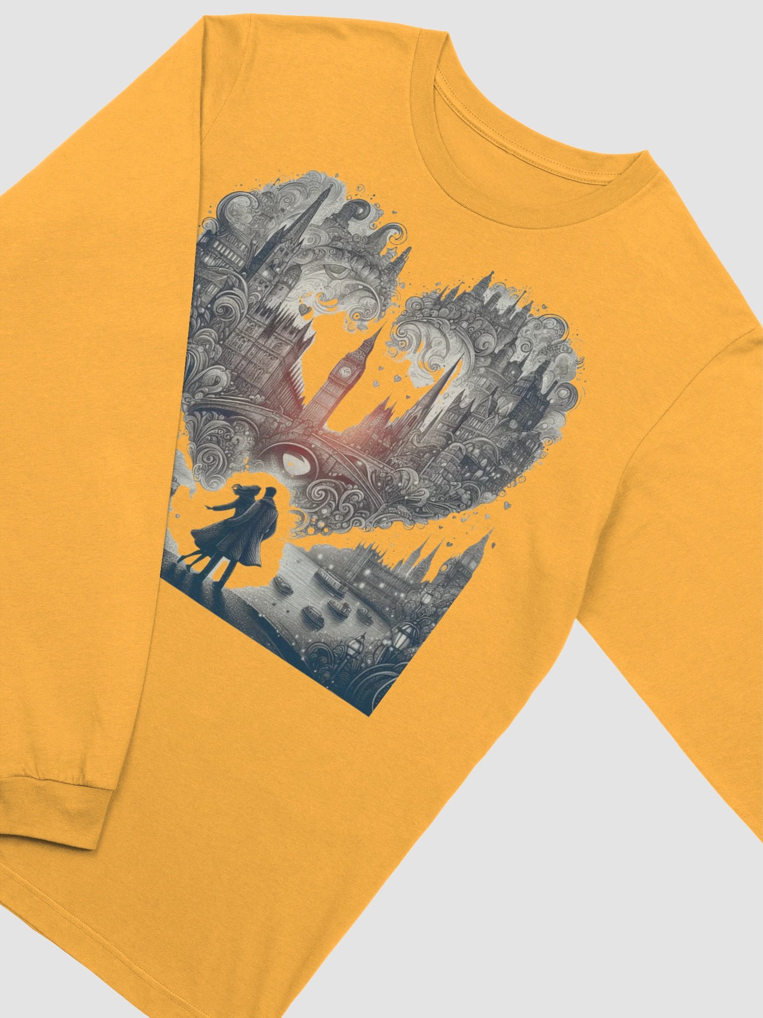 City Love Clock Tower Long Sleeve T-Shirt product image (2)
