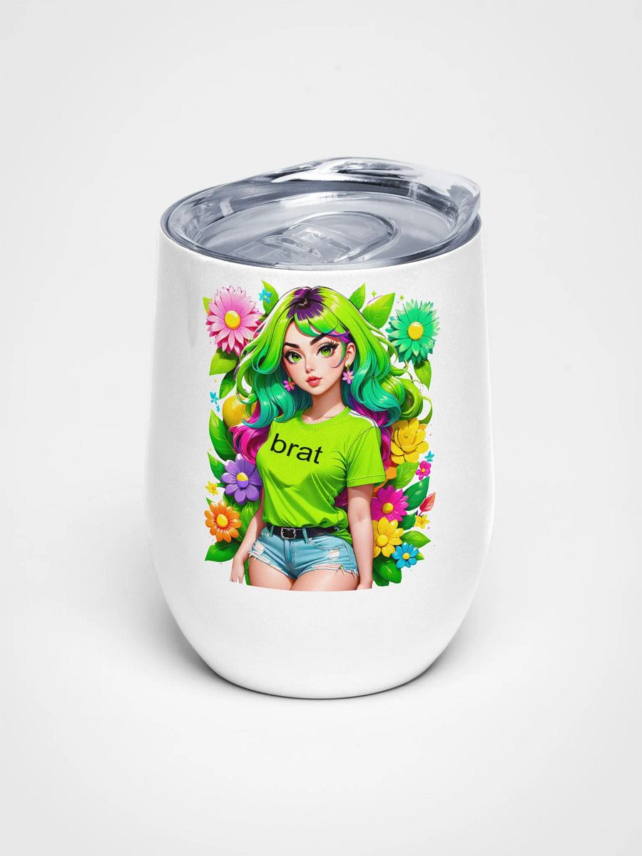 Brat - Wine Tumbler Cup - 12 oz - High-Grade Stainless Steel - v4 product image (1)