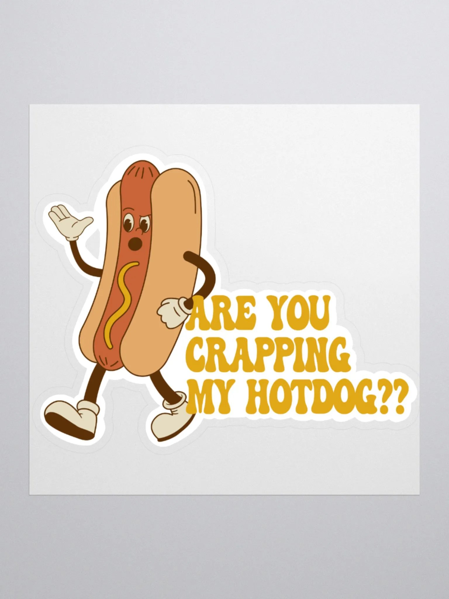 Hot Dog Sticker product image (1)
