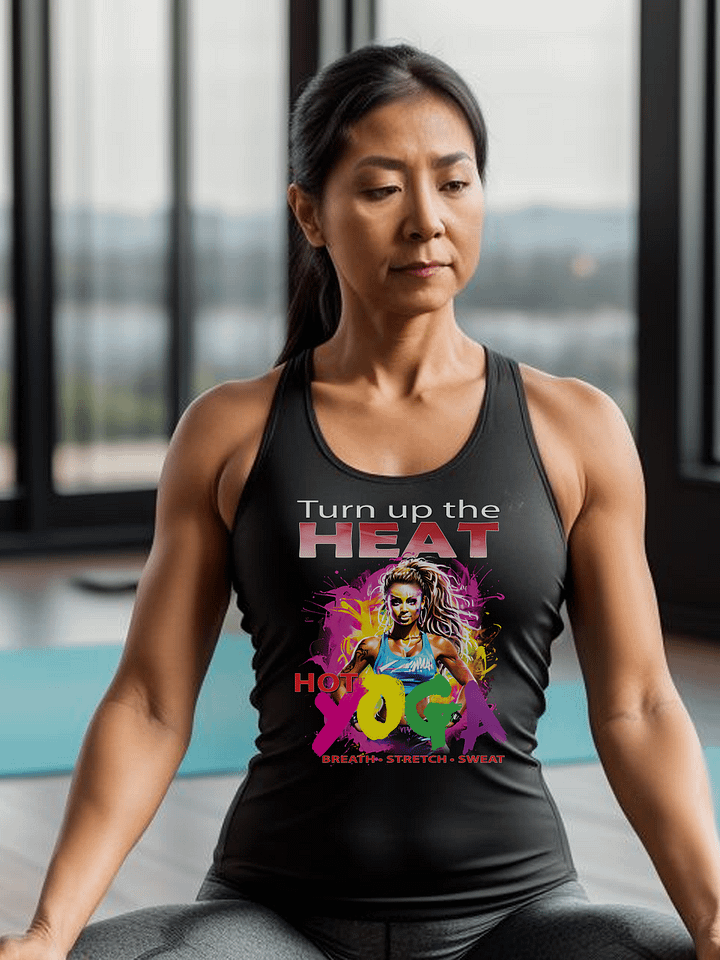 Turn Up The Heat Hot Yoga Fitness Dance Class Instructor Tank Top product image (1)