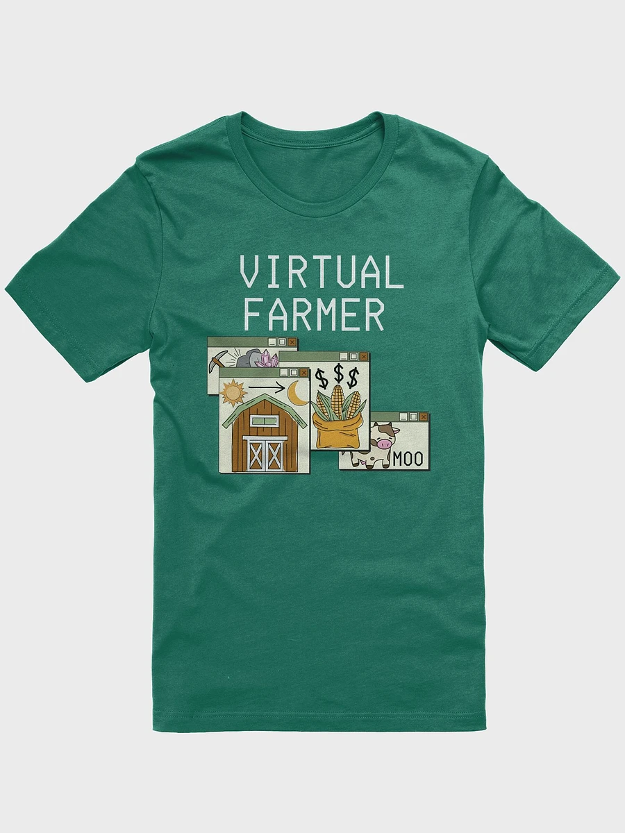 Virtual Farmer Tee - White Text product image (16)