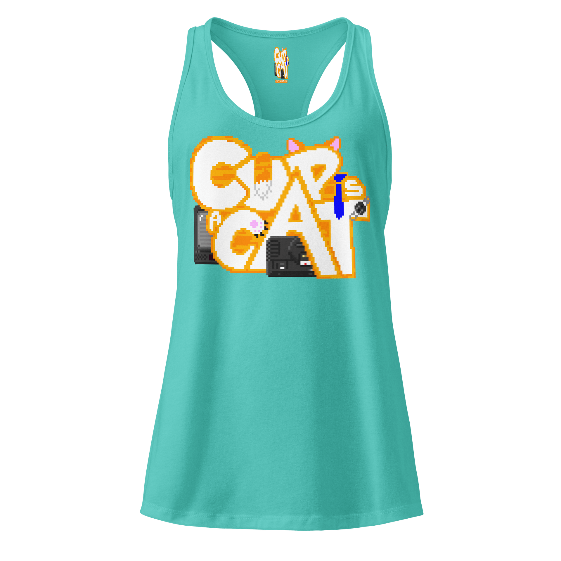 Cup Is A Cat Logo Racerback Tank product image (1)