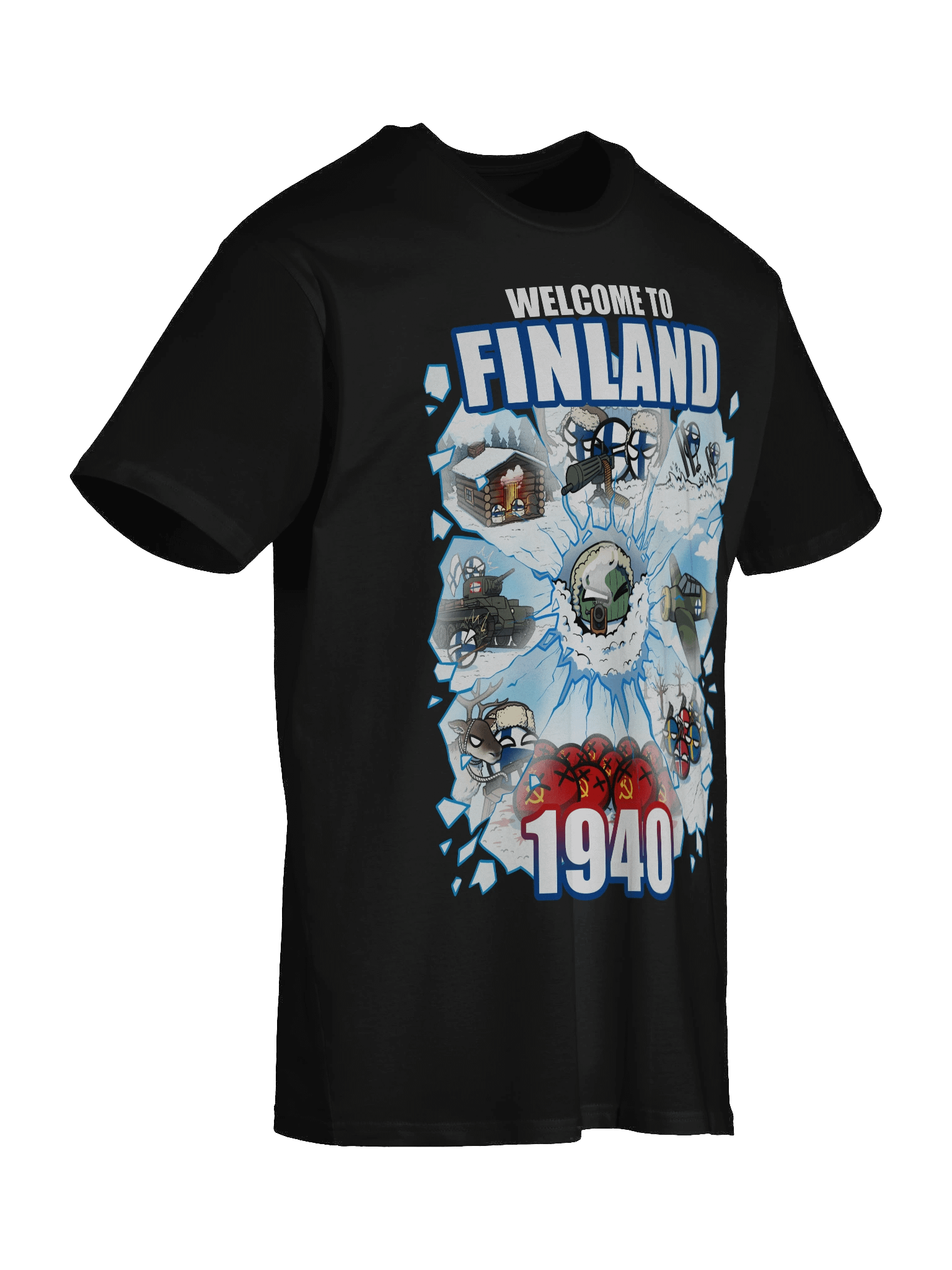 Welcome to Finland 1940 Premium T-shirt product image (7)