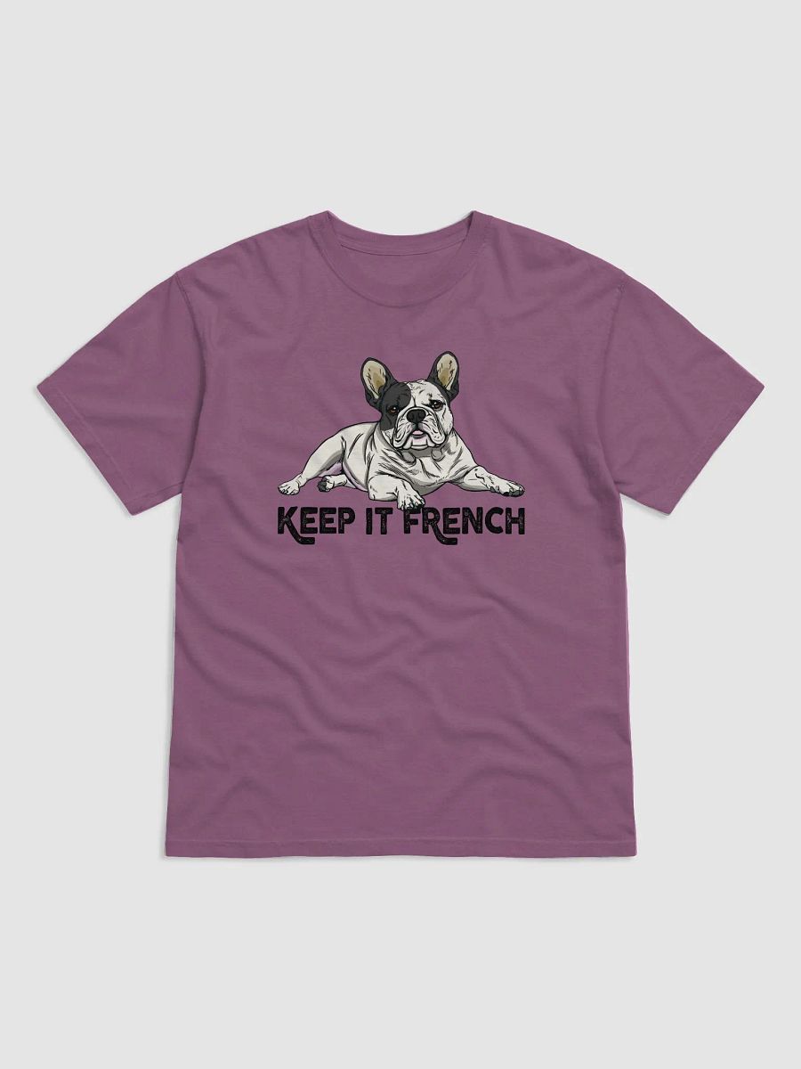Keep It French T-Shirt of a French Bulldog (Pied) | Funny T-Shirt for Frenchie Paw-rents product image (9)