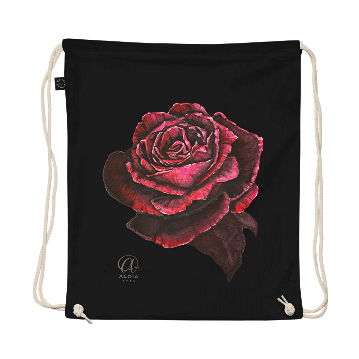 Red Rose Drawstring Bag product image (1)