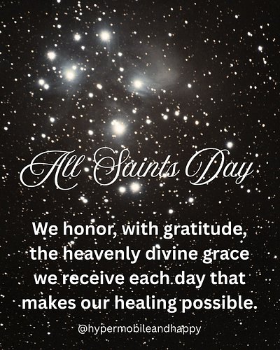 Most people with hypermobility have a strong intuition and sense of the spiritual. Our heightened interoception and exterocep...