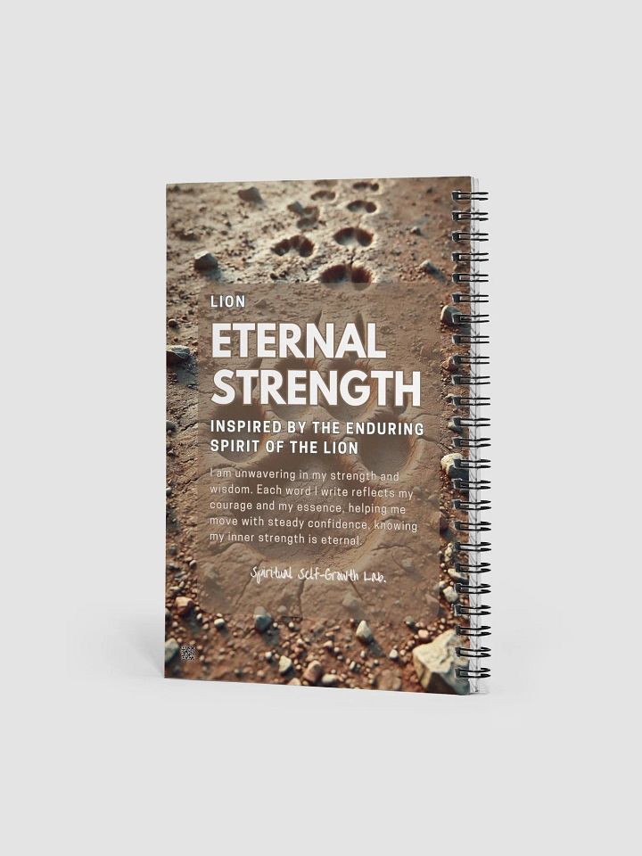 "Eternal Strength" Futuristic Lion Journal – Symbol of Power, Courage, and Inner Wisdom product image (2)