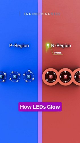 How LEDs turn electricity into light 💡⚡
A quick look at the physics behind electroluminescence, from electrons crossing the j...