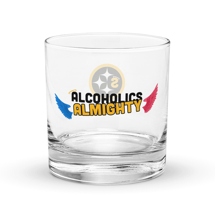 "Spirited" Wings Rocks Glass product image (1)