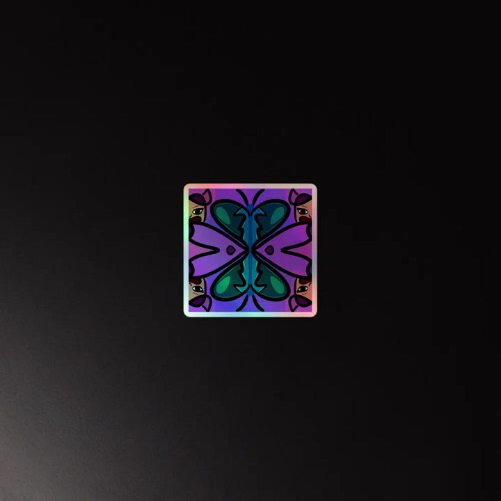 fun with symmetry holographic sticker product image (3)