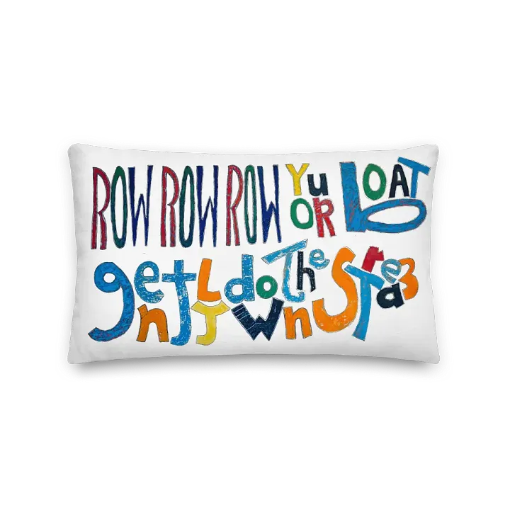 Row Row Row Your Boat Pillow 2 product image (1)