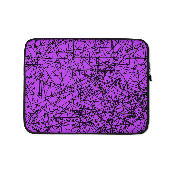 Chaos lines Purple Laptop Sleeve product image (1)