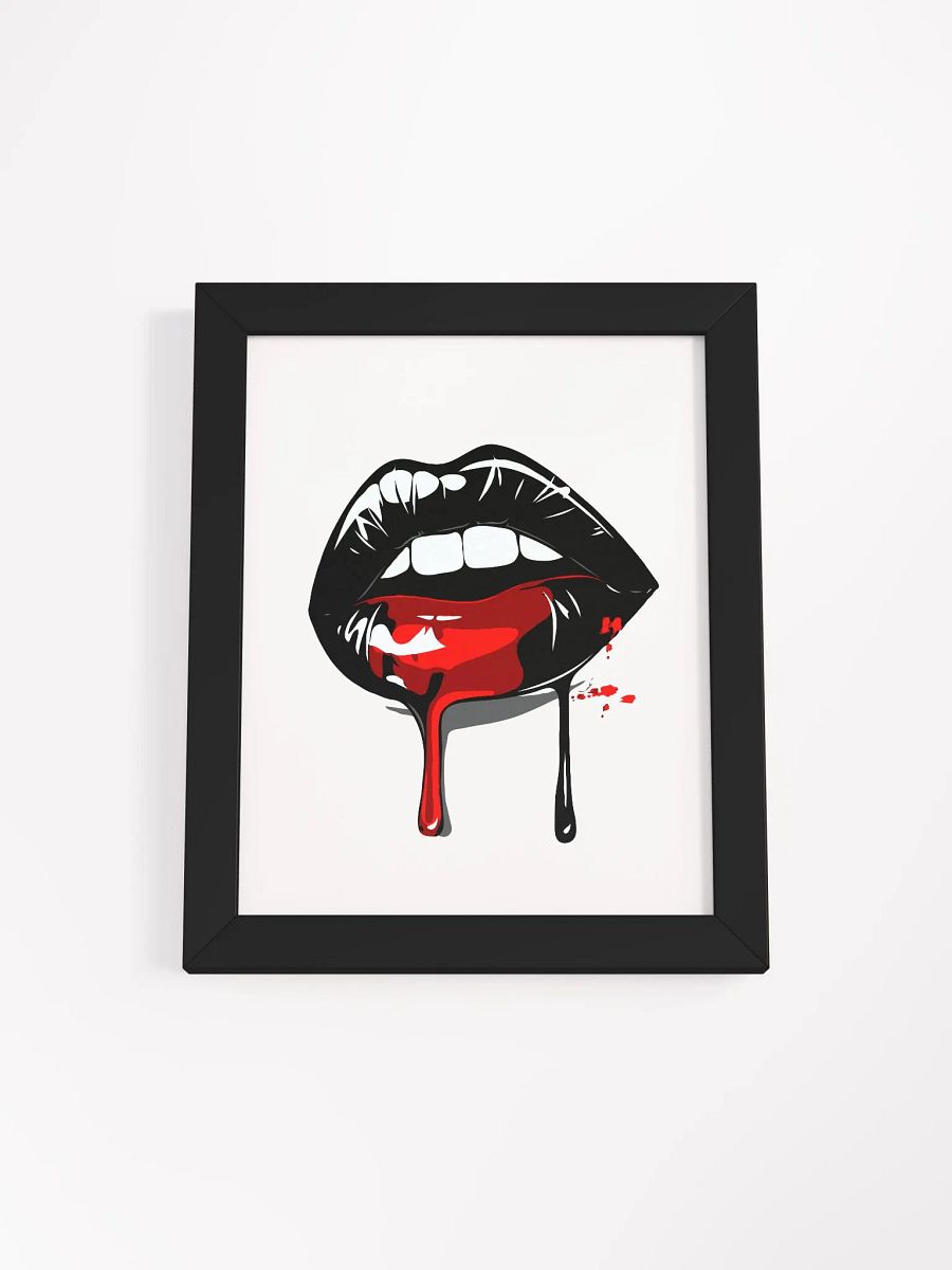 Framed Noiry Bloody Bite Poster product image (2)