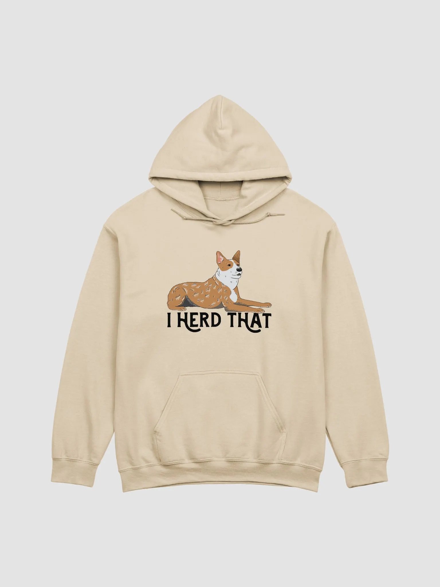 I Herd That Red Heeler 2 Hoodie | Hooded Sweatshirt for Australian Cattle Dog(Red Heeler) Owners product image (20)