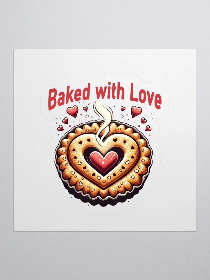 Baked with Love - Kiss Cut Stickers product image (4)