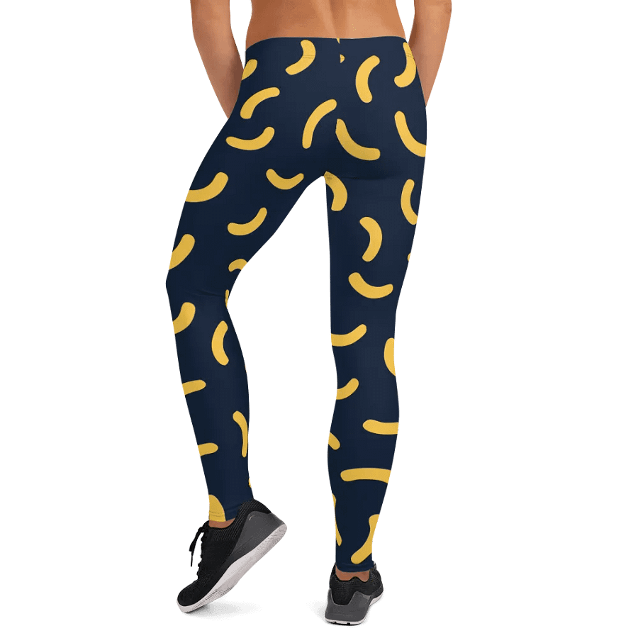 Curved Yellow Shapes All-Over Leggings product image (12)