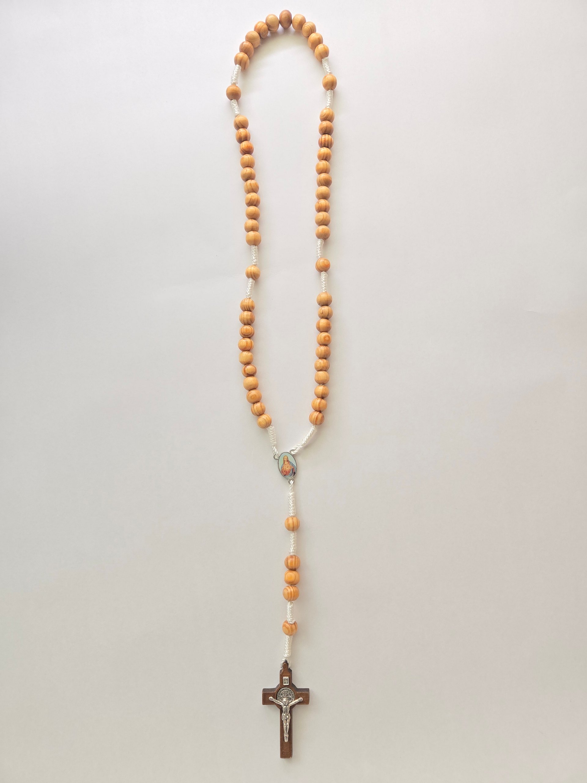 Sacred Heart Rosary with St Benedict Crucifix product image (10)