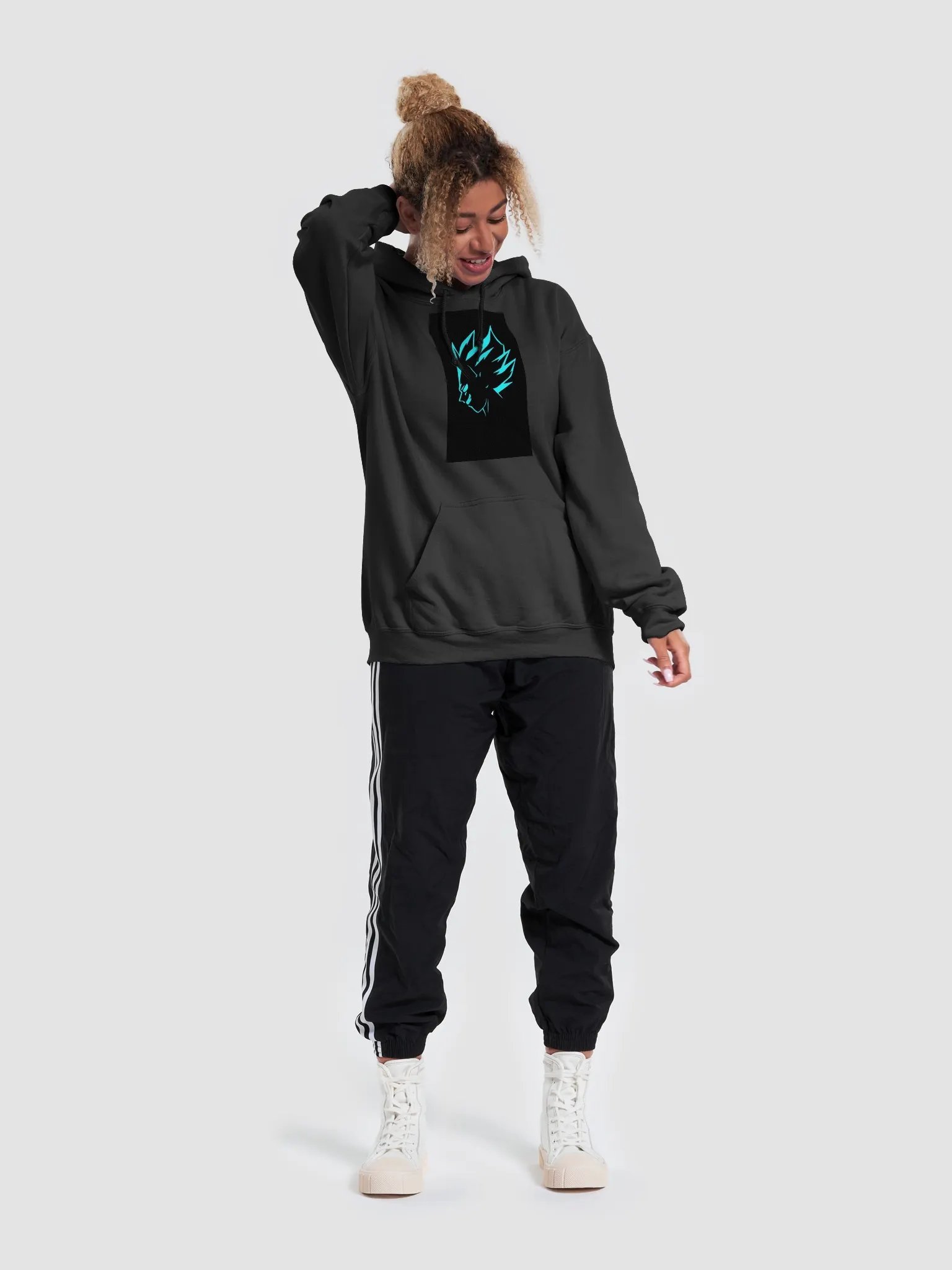 Neon Blue Vegeta Dragonball Hoodie product image (49)