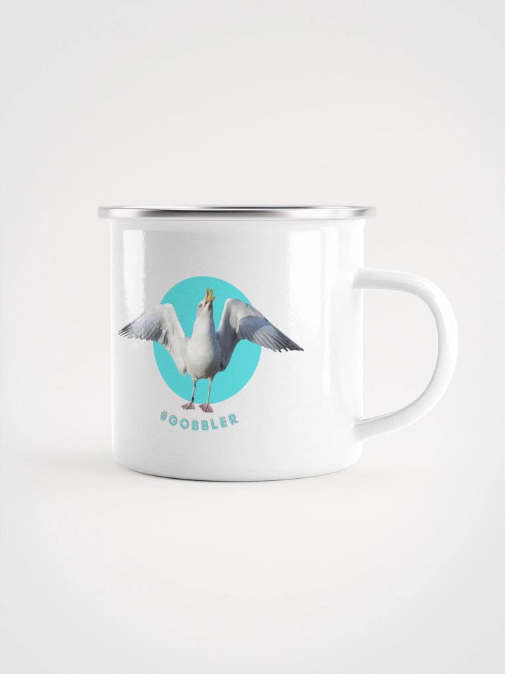 #Gobbler Seagull Enamel Mug product image (1)