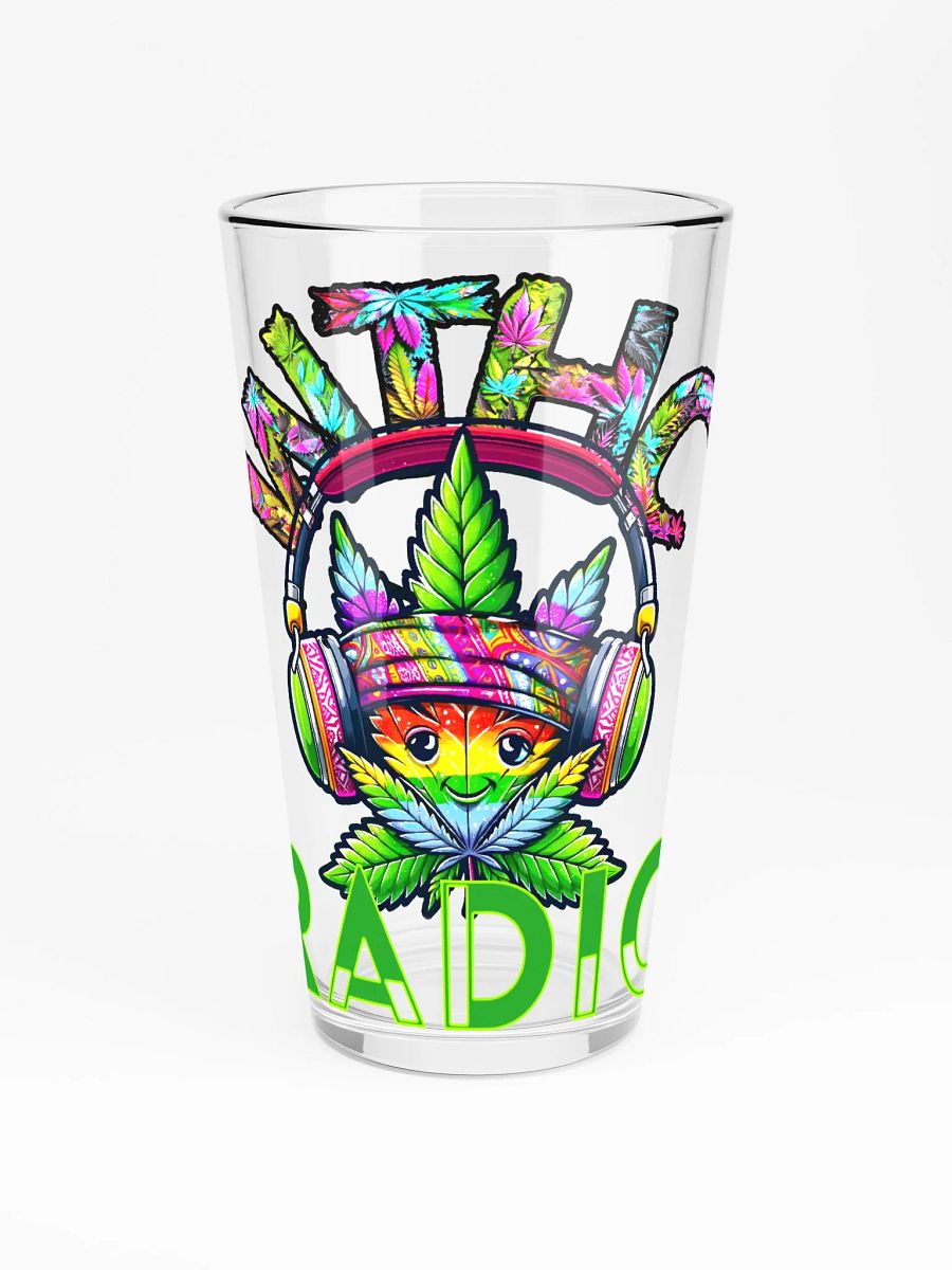 Da Groovy Cannabis Radio Shaker Pint Glass product image (3)