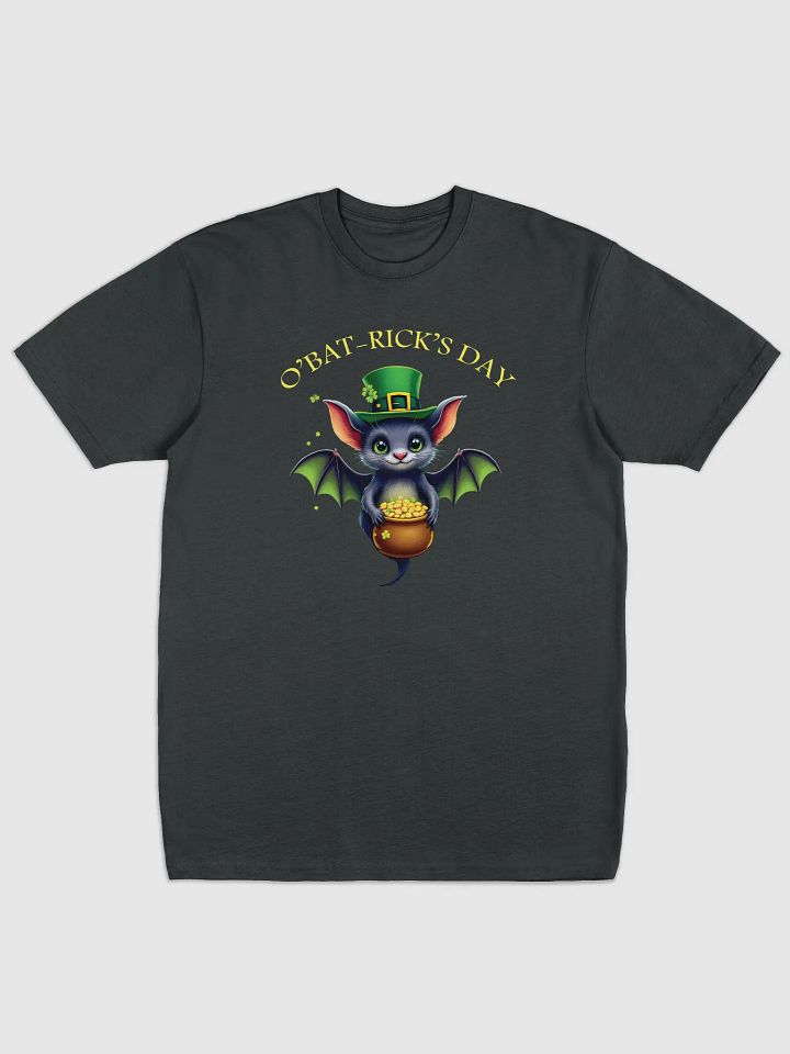 Cute St. Patrick’s Day Bat T-Shirt – O’Bat-Rick’s Day Funny Irish Design product image (1)