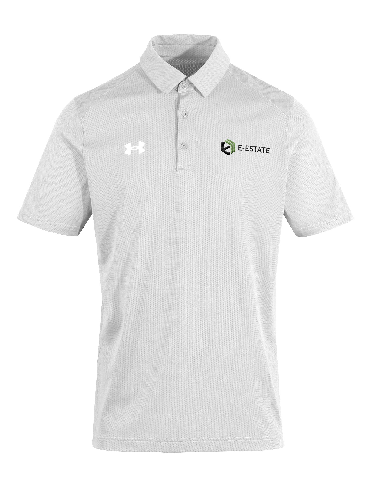 E-Estate Under Armour Signature Polo (Unisex · White) product image (5)