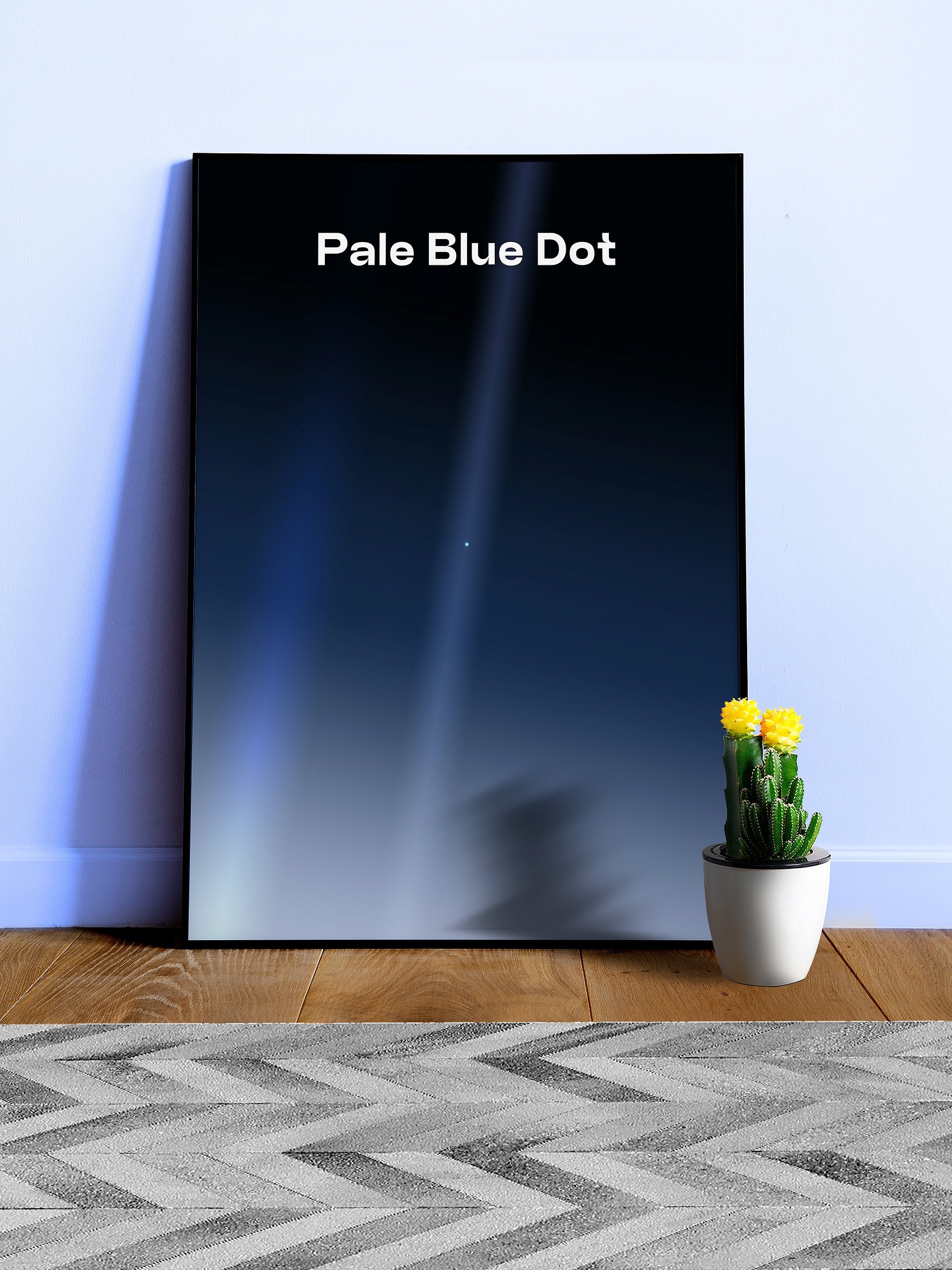 Pale Blue Dot poster, NASA Voyager 1 (2020 revision) — Space poster product image (3)