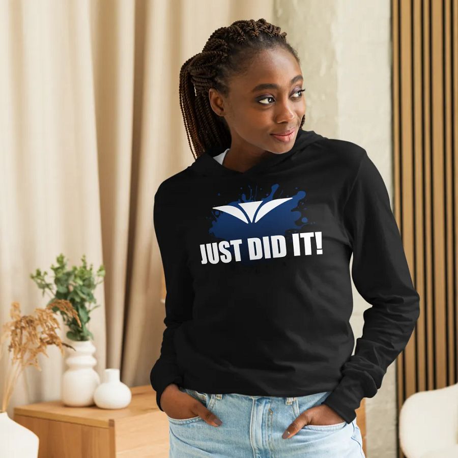 JUST DID IT Hooded Long Sleeve Tee product image (11)
