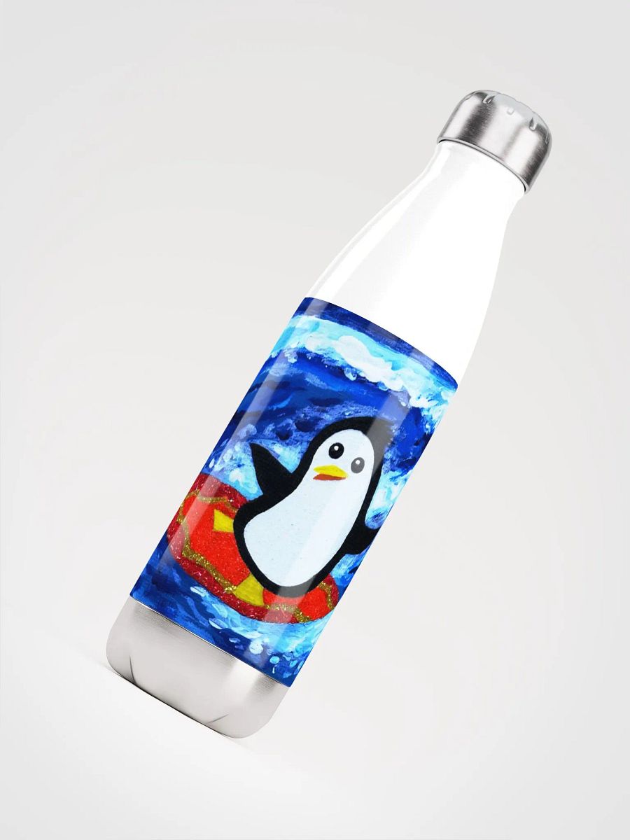 Surfing Penguin Stainless Steel Water Bottle product image (6)