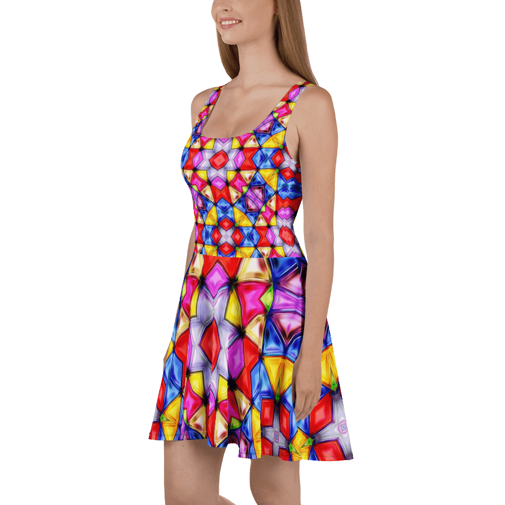 Barry Grady 'Vibrant' Skater Dress product image (1)