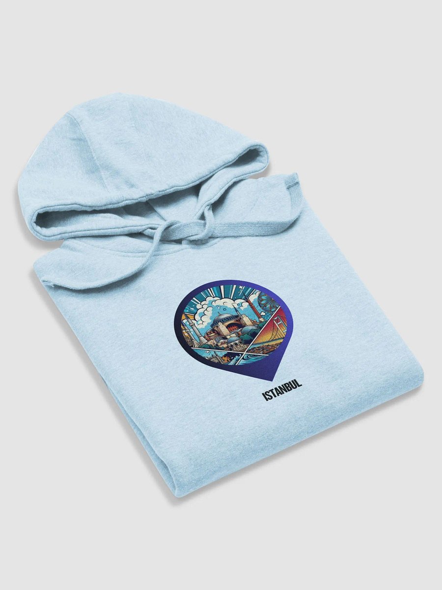 Cityscape Pin Premium Hoodie | Ai design Istanbul city product image (5)