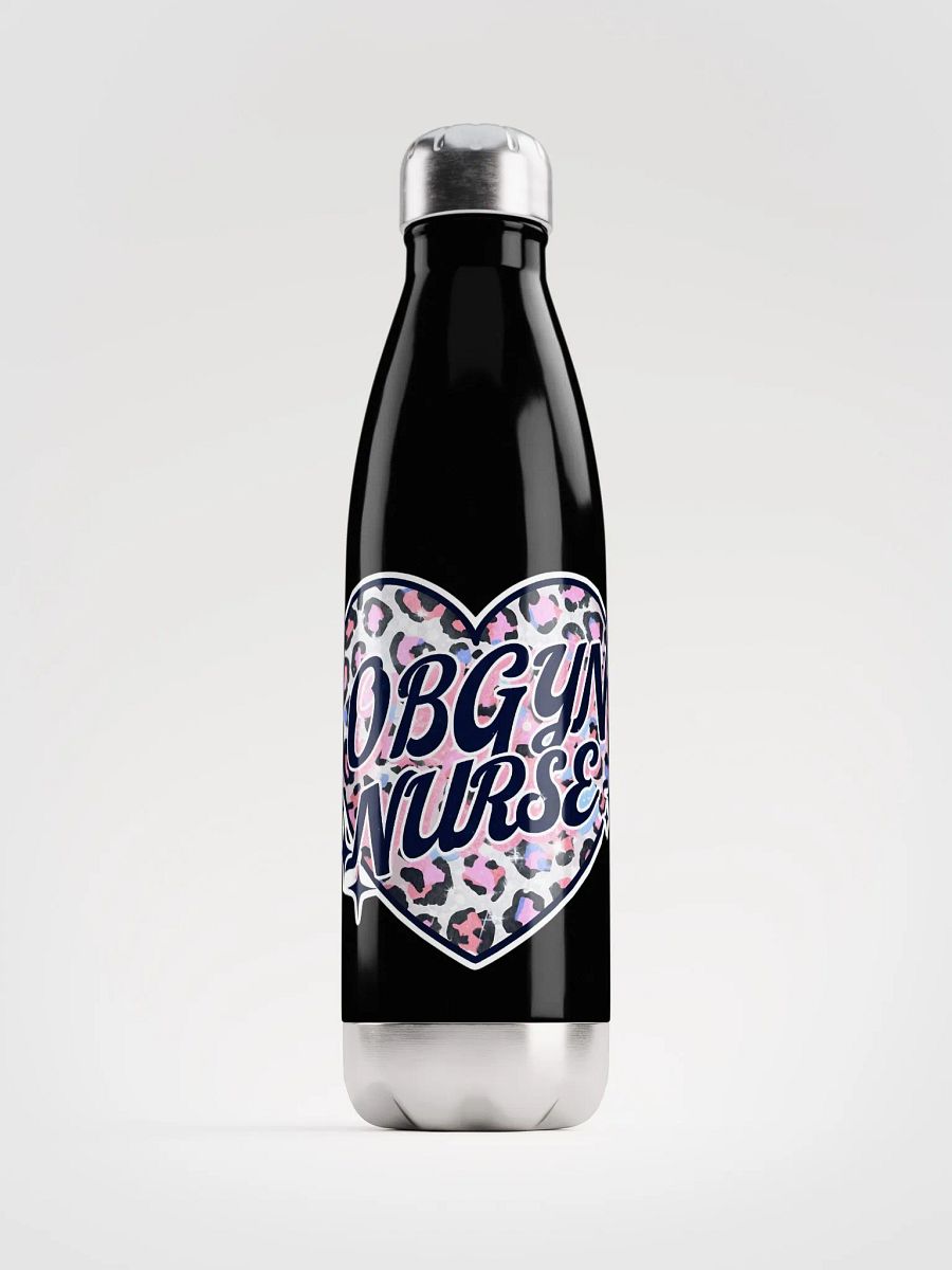 Leopard Love OBGYN Nurse Water Bottle product image (2)
