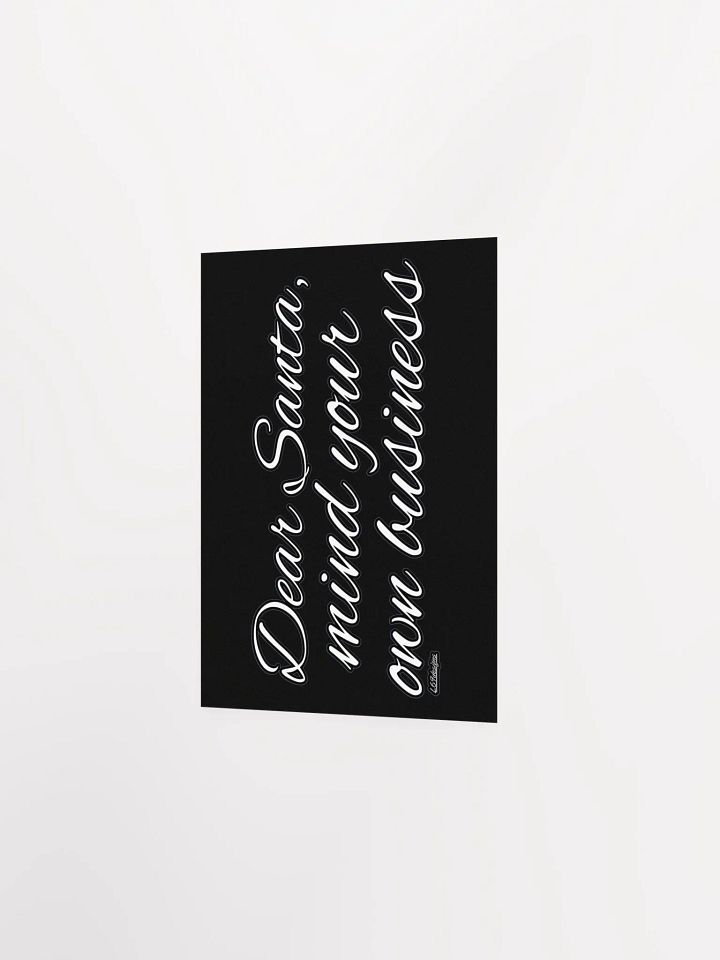 DEAR SANTA, MIND YOUR OWN BUSINESS product image (2)