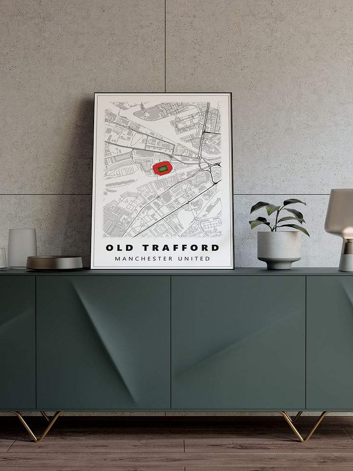 Old Trafford Map - Manchester United product image (1)