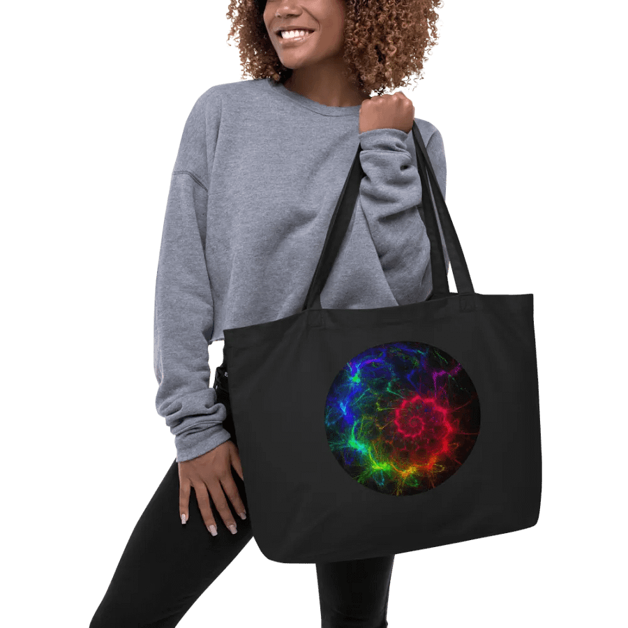 Fractal Chakra Econscious Organic Cotton Tote product image (6)