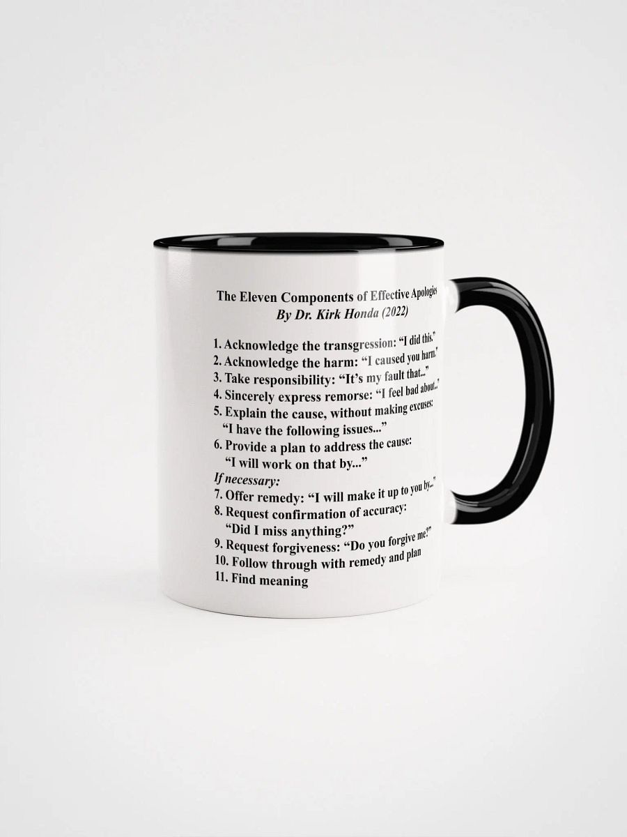 Effective Apologies - Mug with Color Inside product image (8)