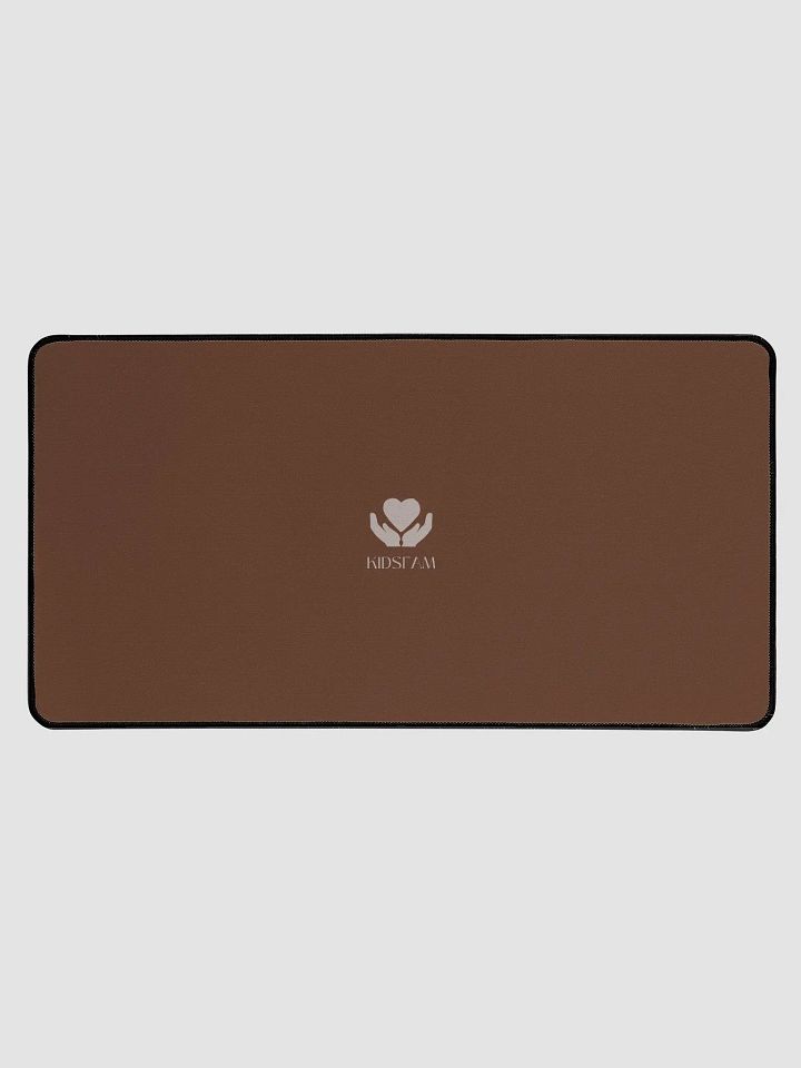 Aesthetic Brown Neoprene Desk Mat product image (1)