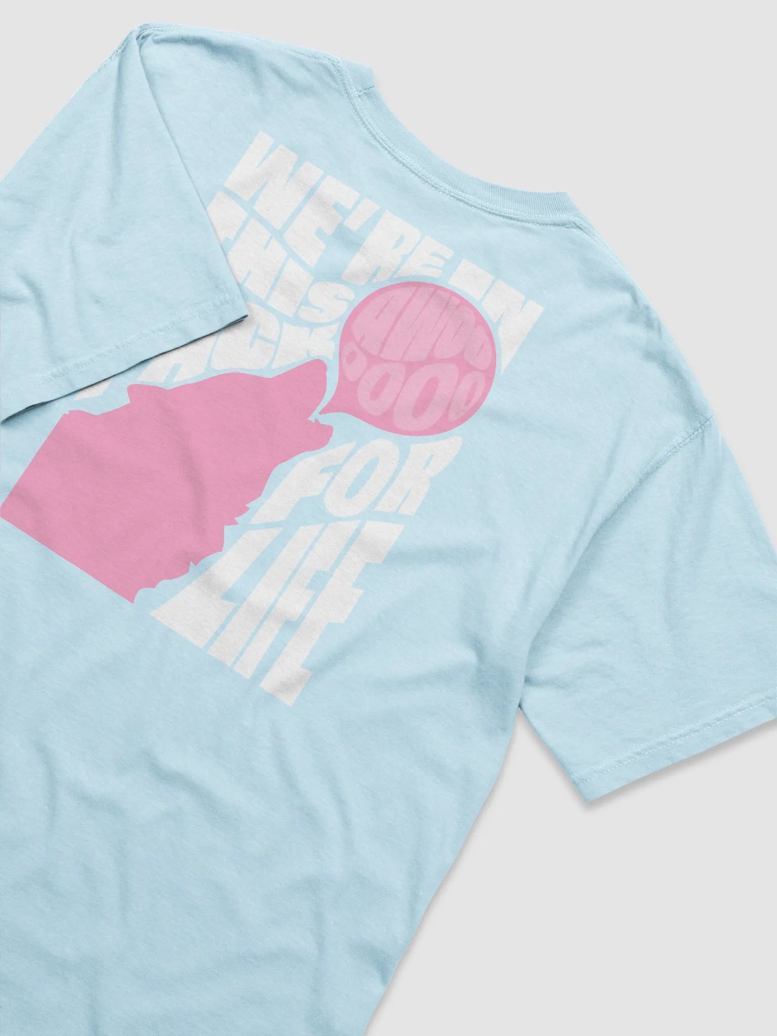 Bubblegum T-Shirt (Light Blue) product image (4)