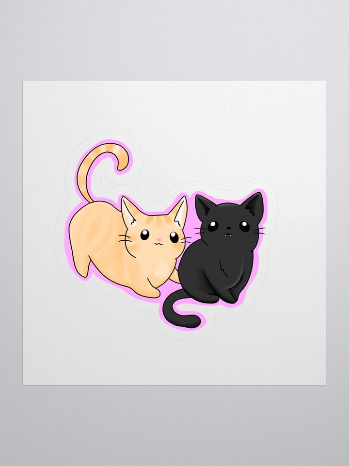 Waifu Cats Kiss Cut Sticker Set product image (1)