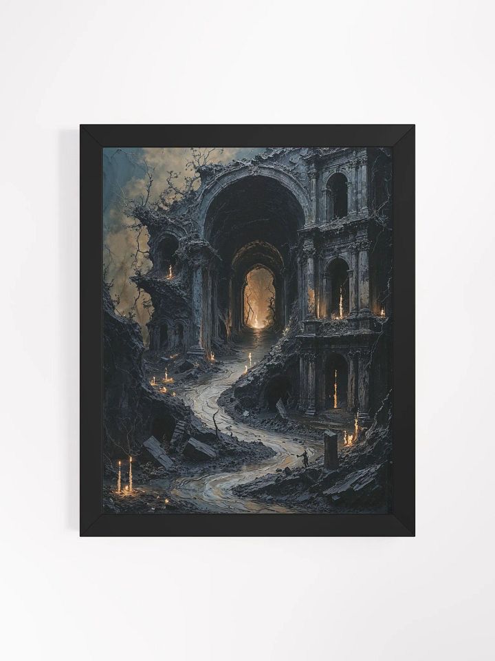 Dark Ruins Framed Print product image (1)