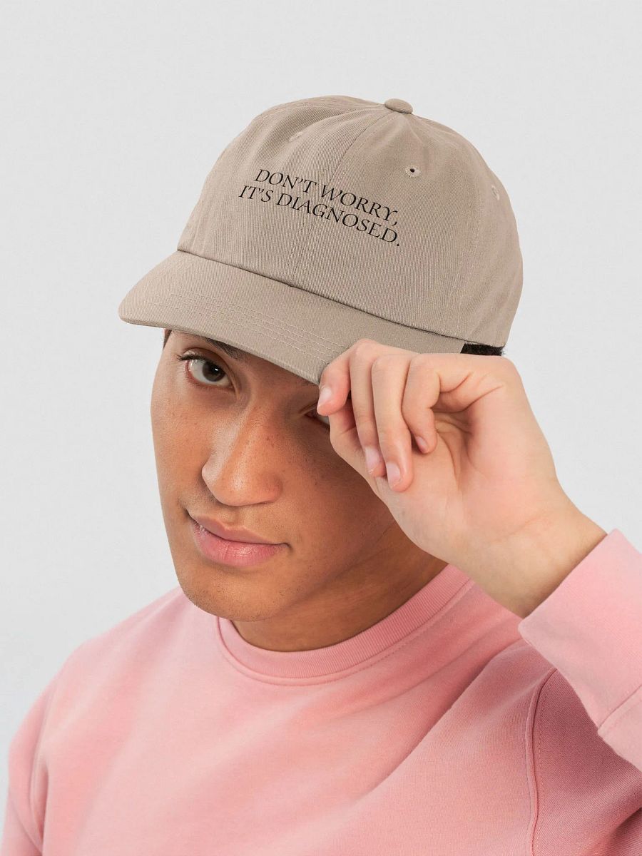 DW, IT'S DIAGNOSED. (black thread) classic dad hat product image (53)