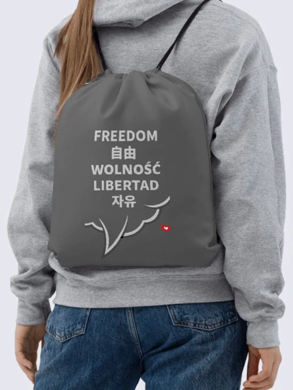 PREMIUM DRAWSTRING PACKBAG – FREEDOM product image (1)