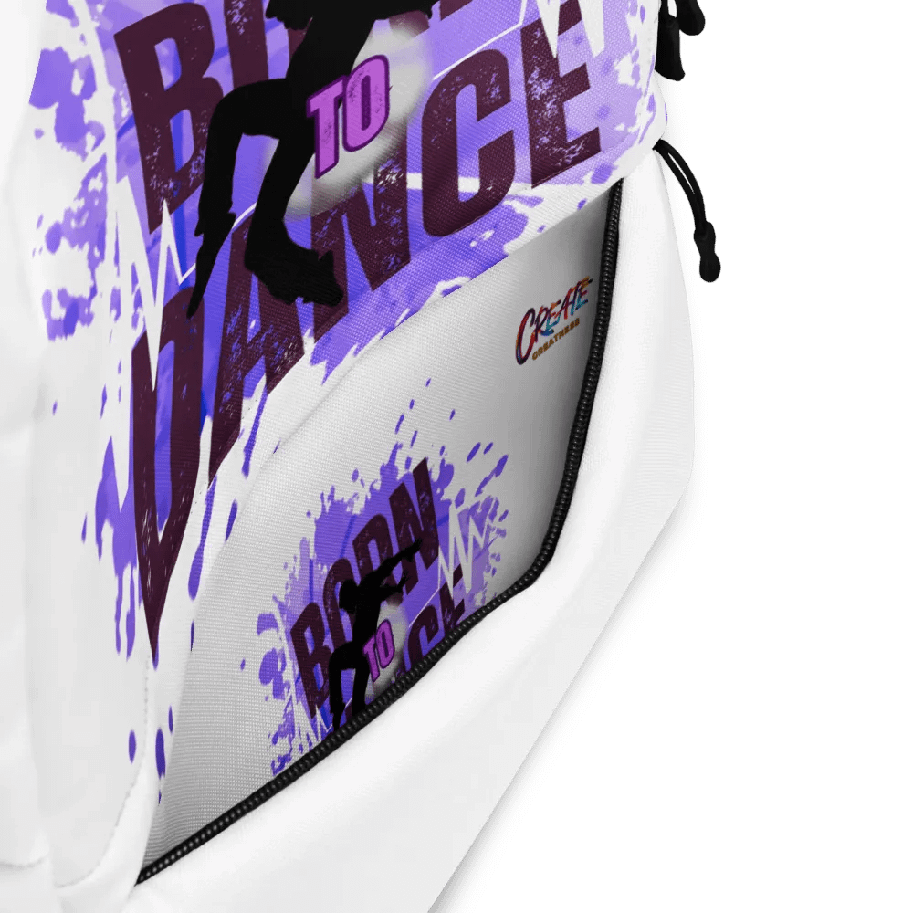 Born to Dance His Silhouette Full Print Backpack product image (11)