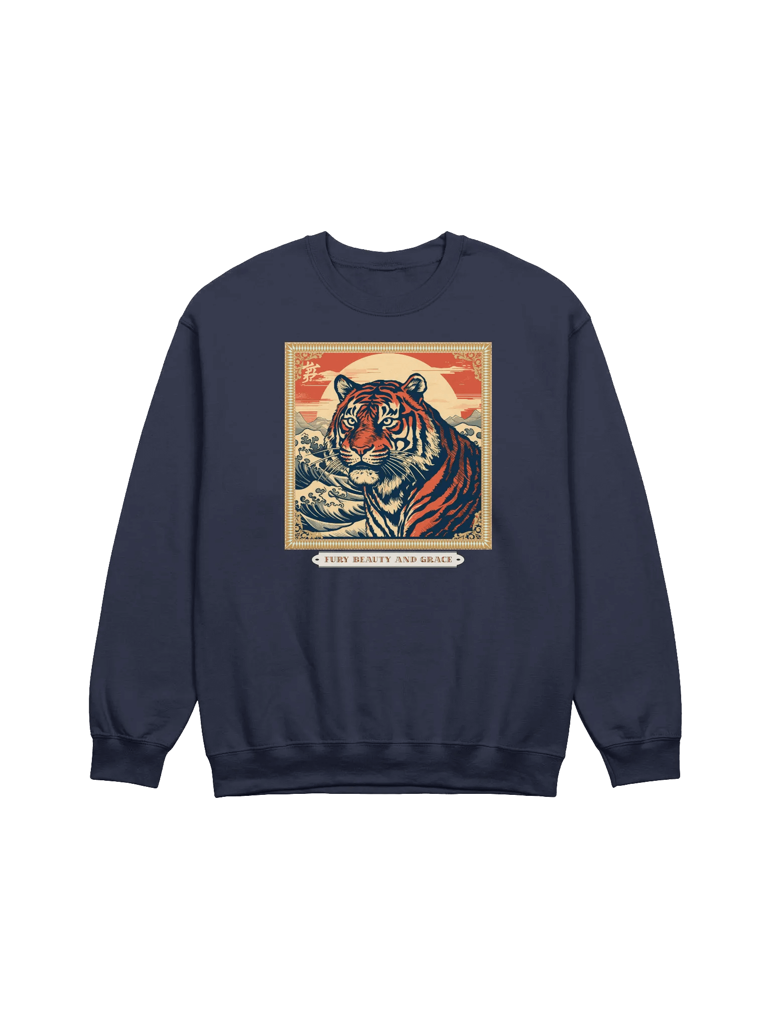 Fury Beauty and Grace Tiger Crewneck Sweatshirt product image (1)