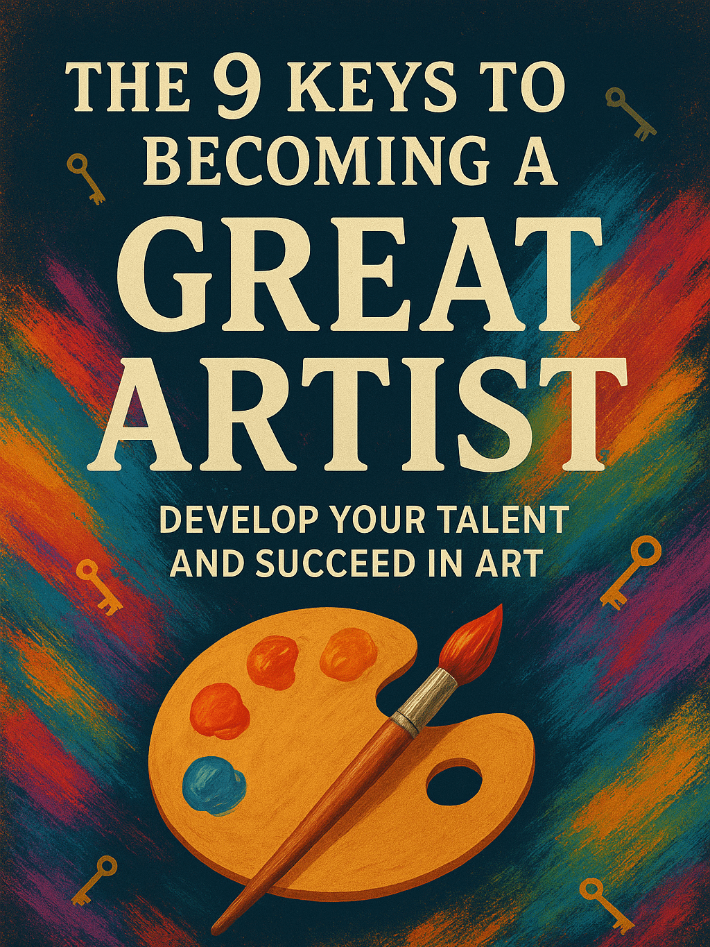 The 9 Keys to Becoming a Great Artist: Develop Your Talent and Succeed in Art product image (1)