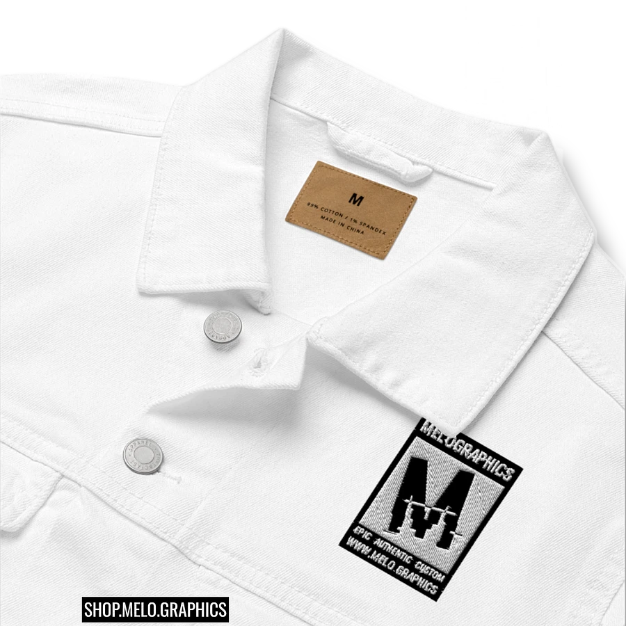 Rated M: Grey Stitched - Denim Jacket | #MadeByMELO product image (2)