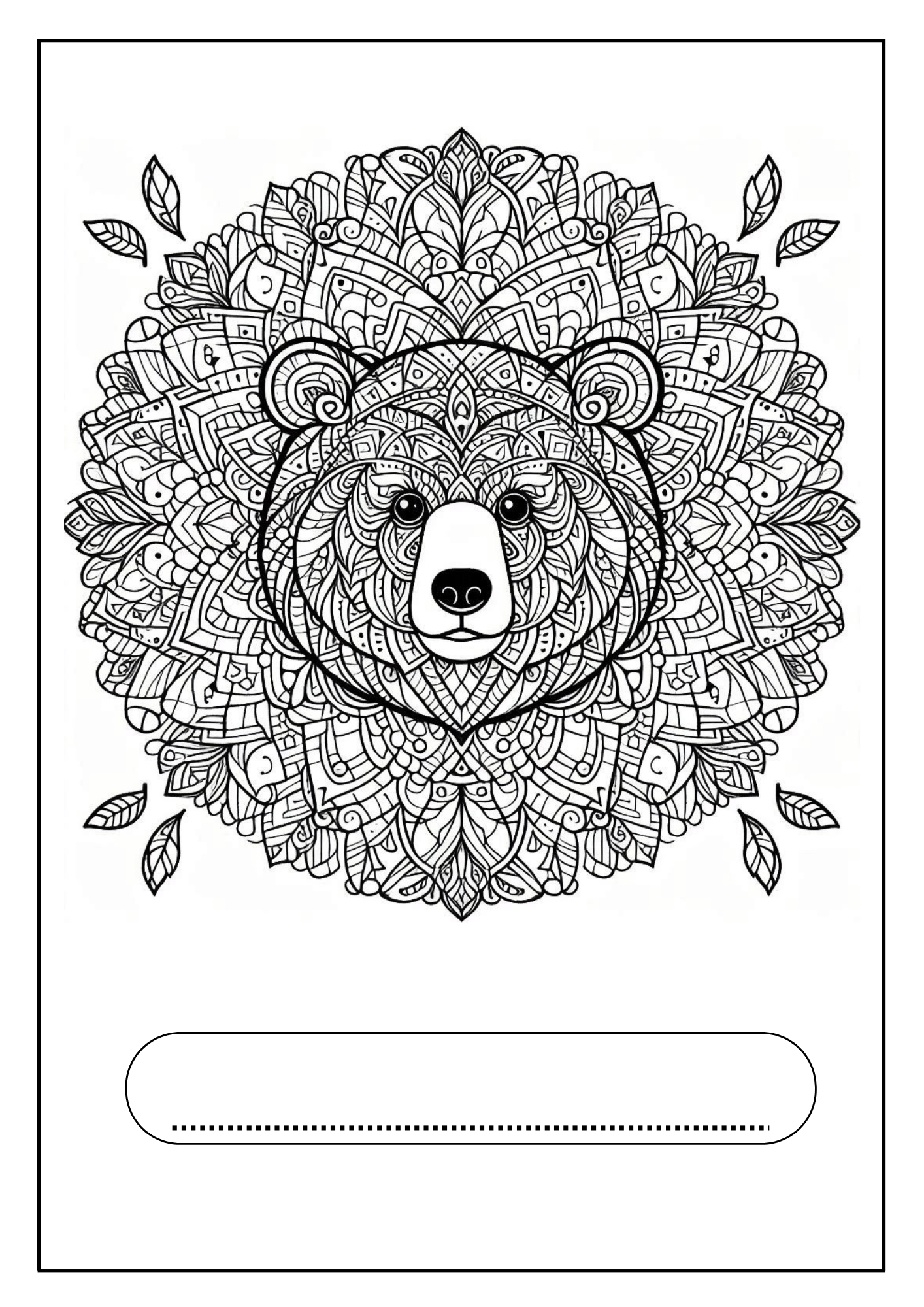 Animals Mandala Coloring Book 10+ product image (5)