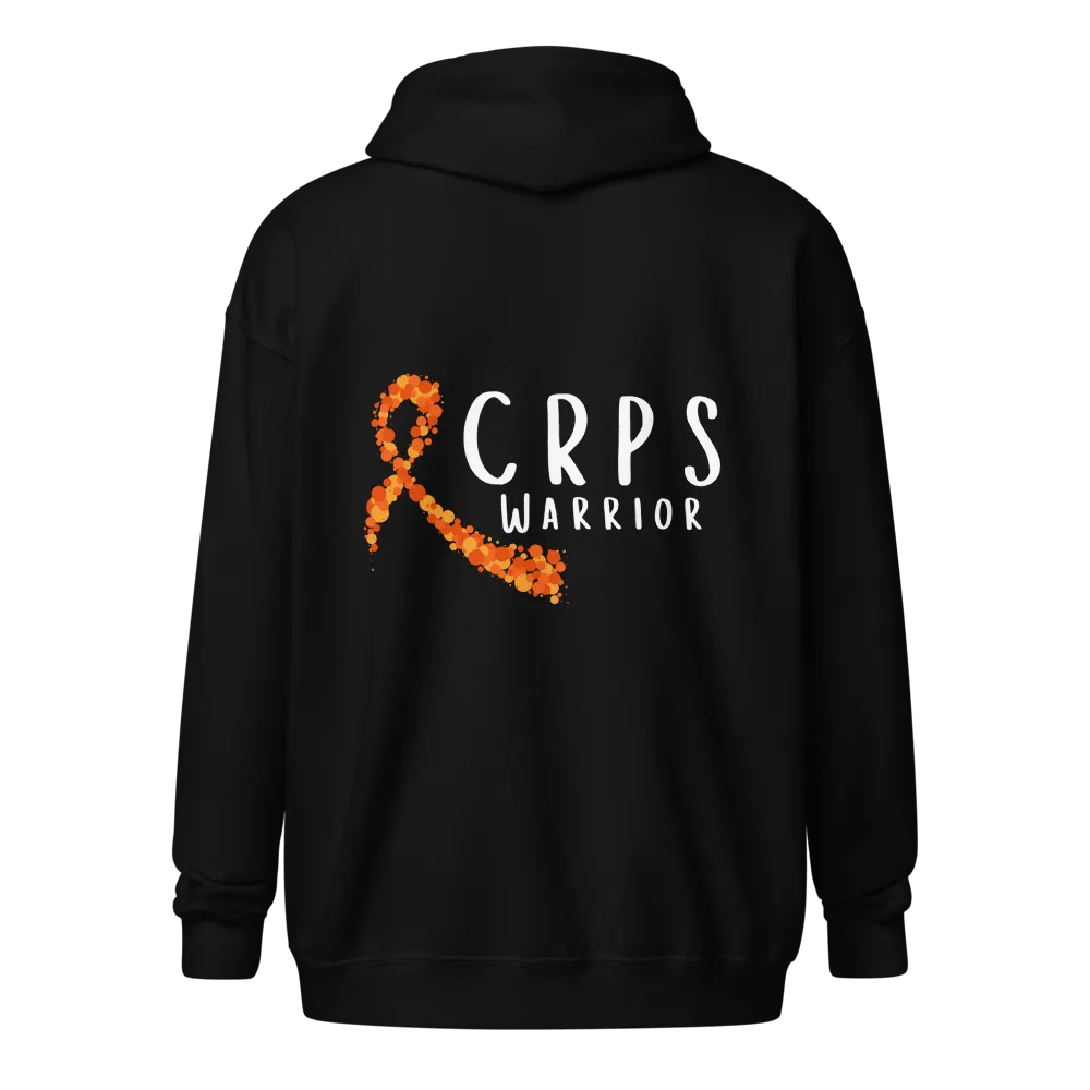 CRPS Warrior Bubble Awareness Ribbon Zip Hoodie product image (1)
