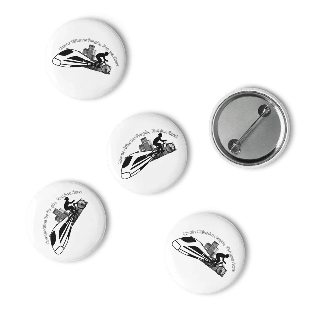 "Cities For People" Figure Pin Buttons(5/Set) product image (4)