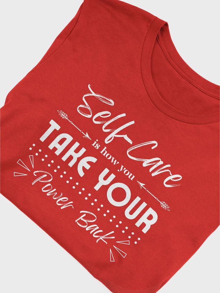 Self-Care Inspirational Bella Canvas Dark T-Shirt product image (2)